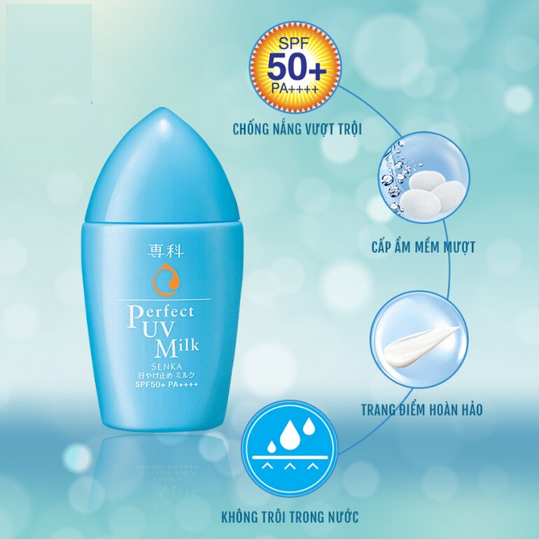 Kem chống nắng Senka Perfect UV Milk