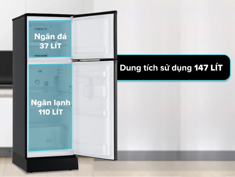 Tủ lạnh Funiki 147 lít HR T6147TDG phù hợp với gia đình ít người