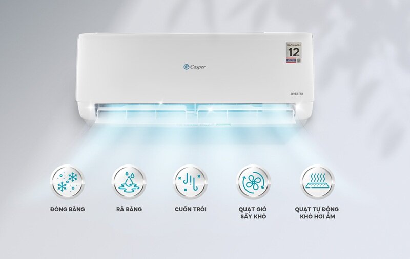 Hạ giá sâu, điều hòa Casper JC-18IU36 là lựa chọn tiết kiệm điện cho phòng 20 - 30m2