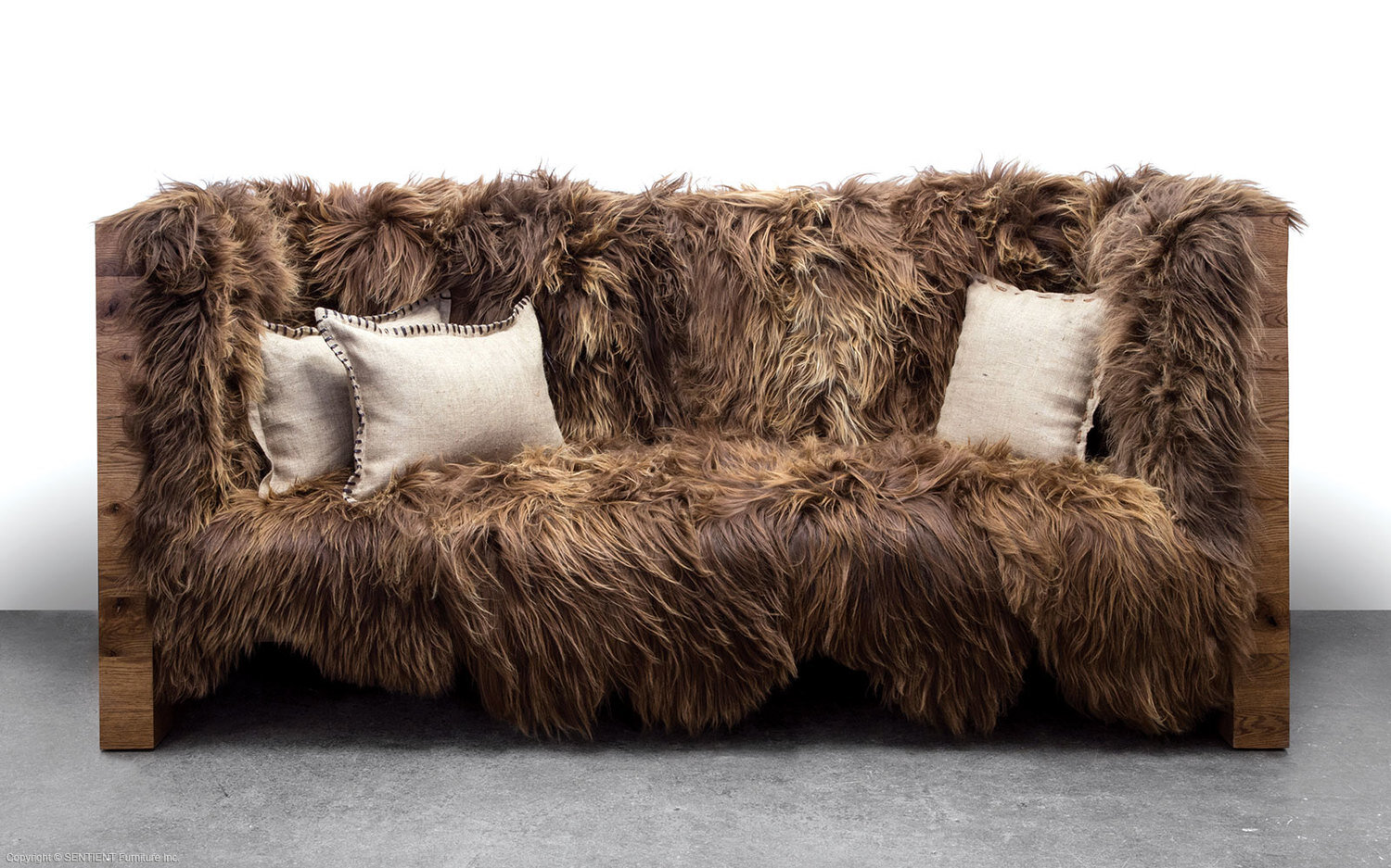 Sản phẩm sofa làm từ lông cừu