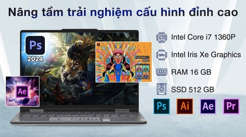 Hiệu năng Lenovo Yoga 7 14IRL8