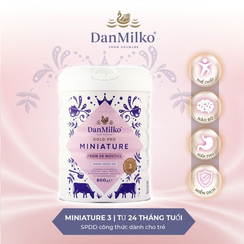 Sữa DanMilko Miniature 3 (>24 tháng)