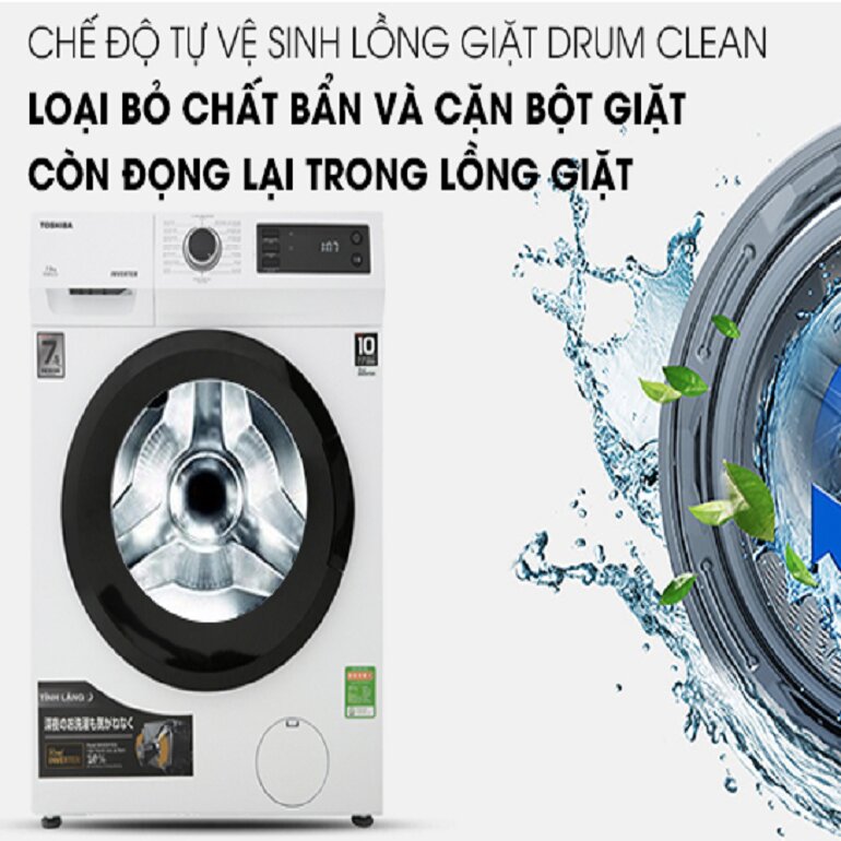 máy giặt toshiba 7kg cửa ngang