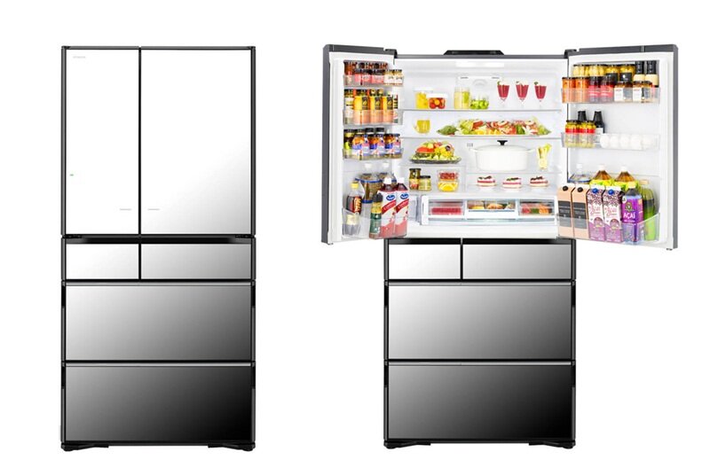 TOP tủ lạnh Hitachi 6 cánh 