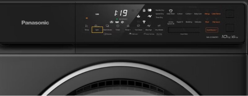 Hướng dẫn sử dụng máy giặt sấy Panasonic Inverter 10 kg NA-S106FR1PV