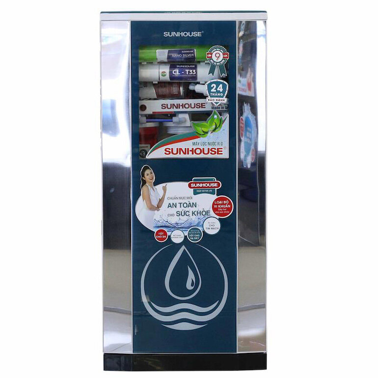 Máy lọc nước R.O Sunhouse SHR88010K 10 lõi lọc