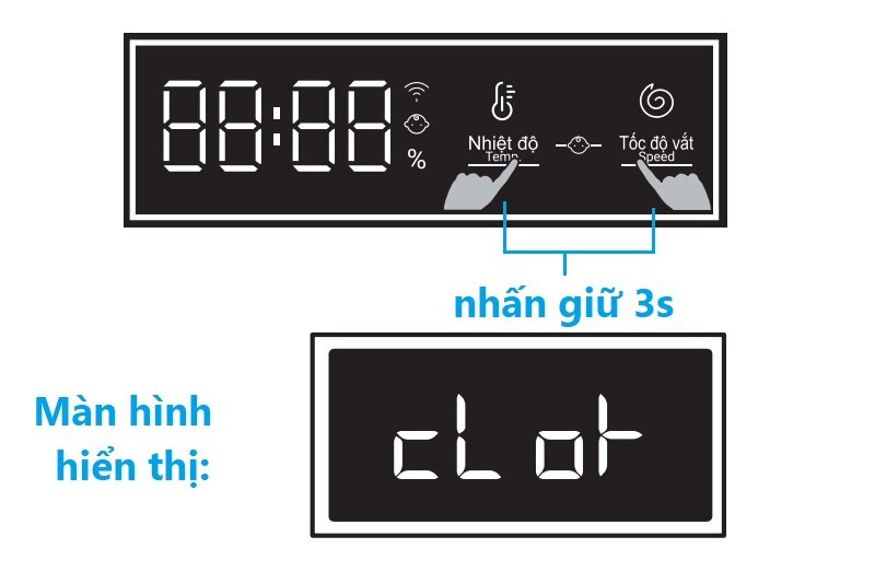 Hướng dẫn sử dụng máy giặt Aqua AQD-DW1100J.BK với bảng cảm ứng nhiều màu sắc