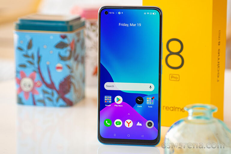 mở hộp điện thoại realme 8 pro