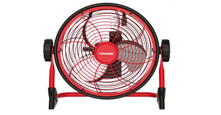 Quạt điện Tiros TS9171 thích hợp để mang bị dã ngoại quạt tích điện Tiross