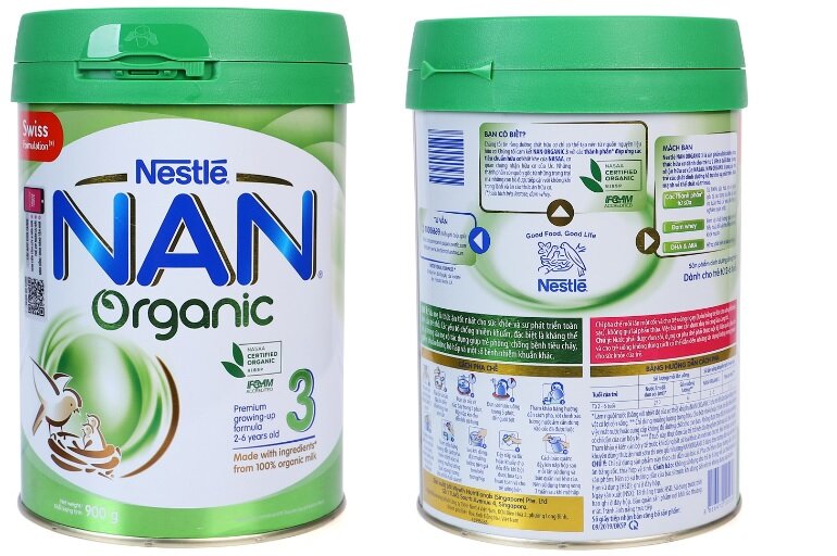 Sữa NAN Organic của nước nào?