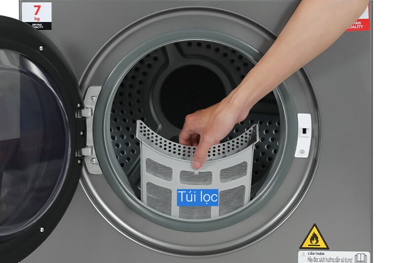 Máy sấy quần áo Toshiba 7kg TD-H80SEV giá chỉ 4,65 triệu mà chất lượng rất tốt