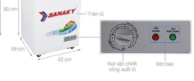 Tủ đông 1 ngăn Sanaky