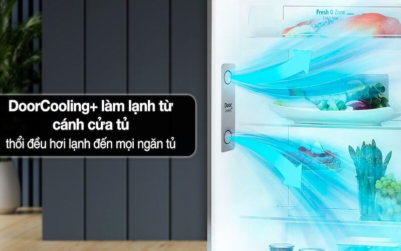 Tủ lạnh LG Inverter 459 lít LTD46SVMA phù hợp gia đình có từ 4 - 5 thành viên