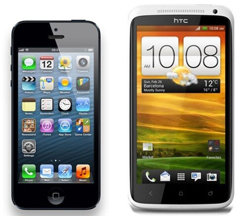 HTC One X vs iPhone 5 