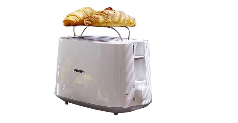 Ngoài nướng bánh mì bạn có thể sử dụng Philips HD2582 để hâm nóng các loại bánh khác Máy nướng bánh mì Philips HD2582
