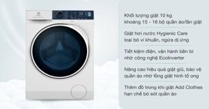 Ưu điểm của máy giặt Electrolux Inverter 10 kg EWF1024P5WB
