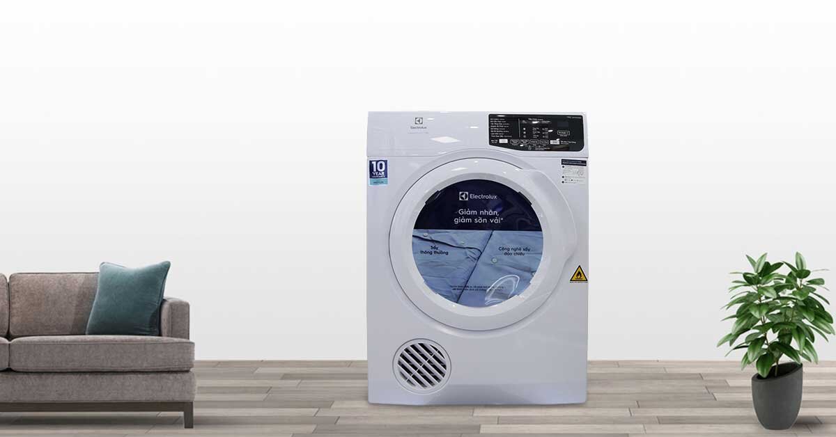 Ưu điểm máy sấy quần áo 8kg Electrolux EDV805JQWA