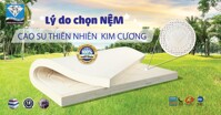 Ưu điểm nệm cao su thiên nhiên Kim Cương
