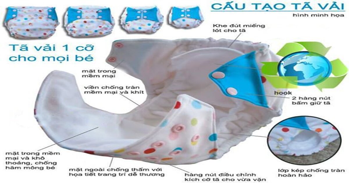 Ưu điểm và nhược điểm của tã vải cho bé