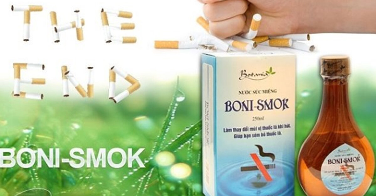 Ưu nhược điểm của nước súc miệng boni-smok