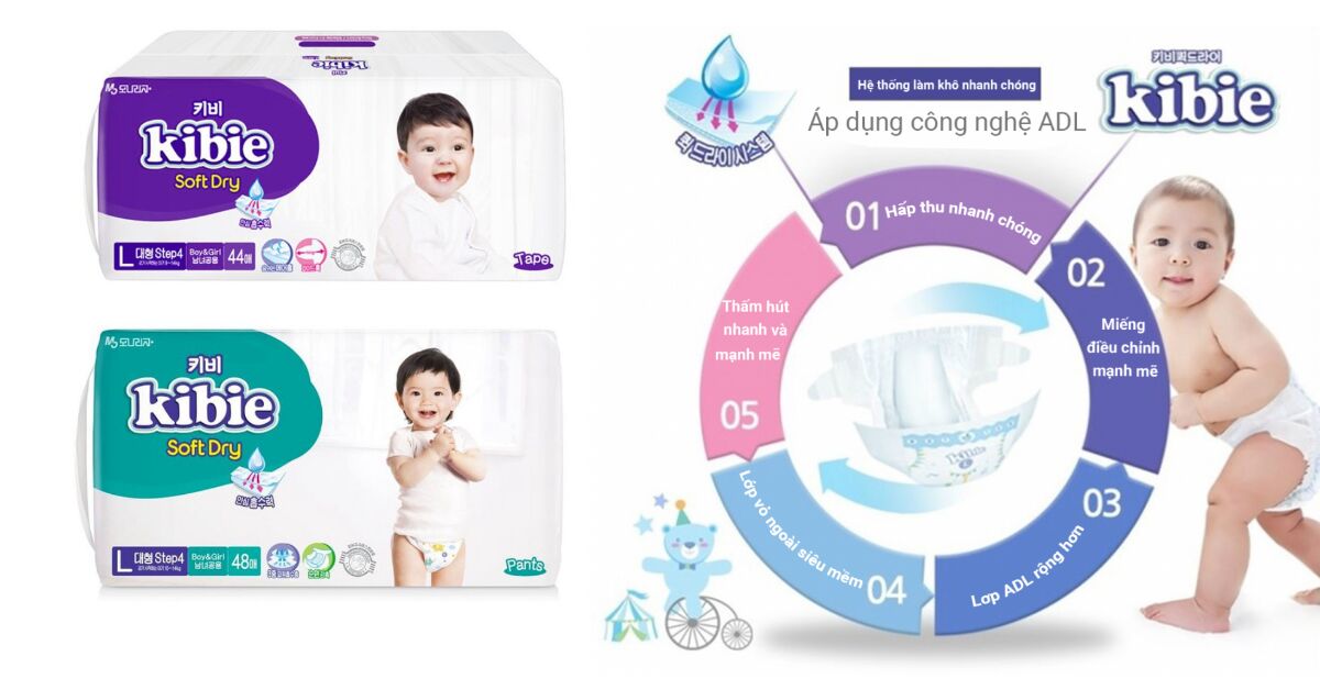 Ưu nhược điểm của tã quần Kibie Hàn Quốc