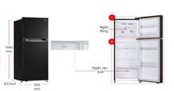Ưu và nhược điểm của tủ lạnh LG Inverter 266 Lít GV-B262WB