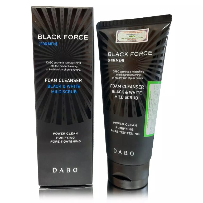 sữa rửa mặt Dabo Black Force