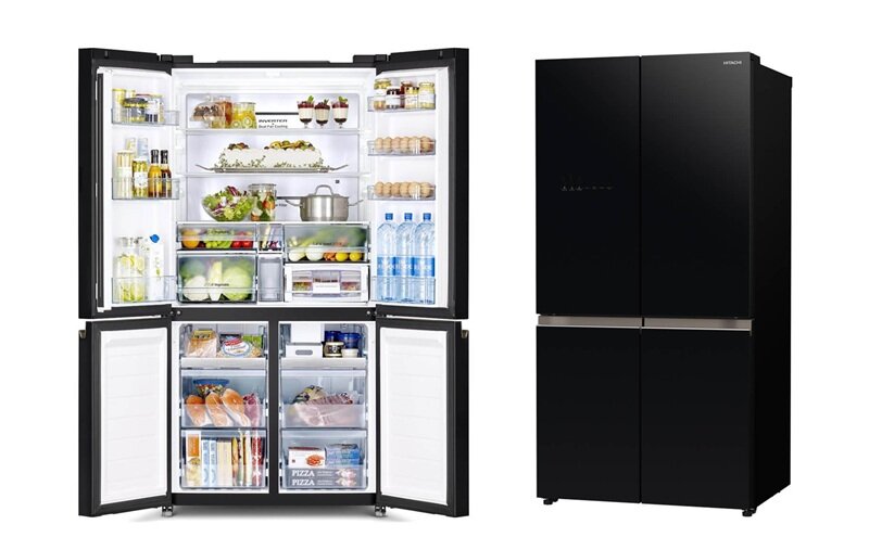 Top tủ lạnh Hitachi 4 cánh mặt gương sang trọng đáng mua năm 2026