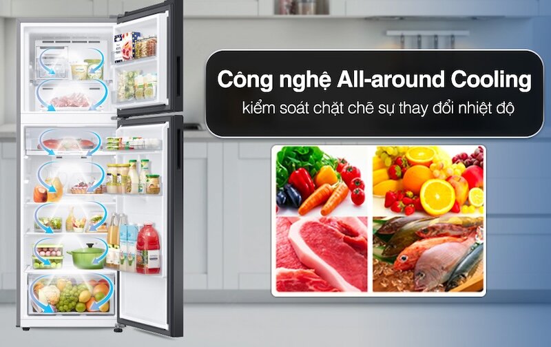 Công nghệ All-around Cooling làm lạnh toàn diện