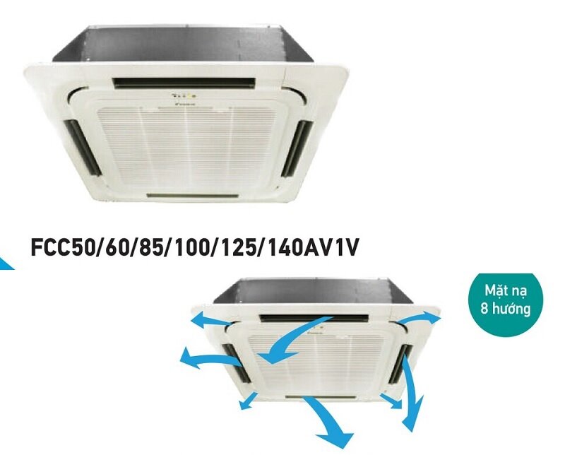 điều hòa âm trần daikin fcc series