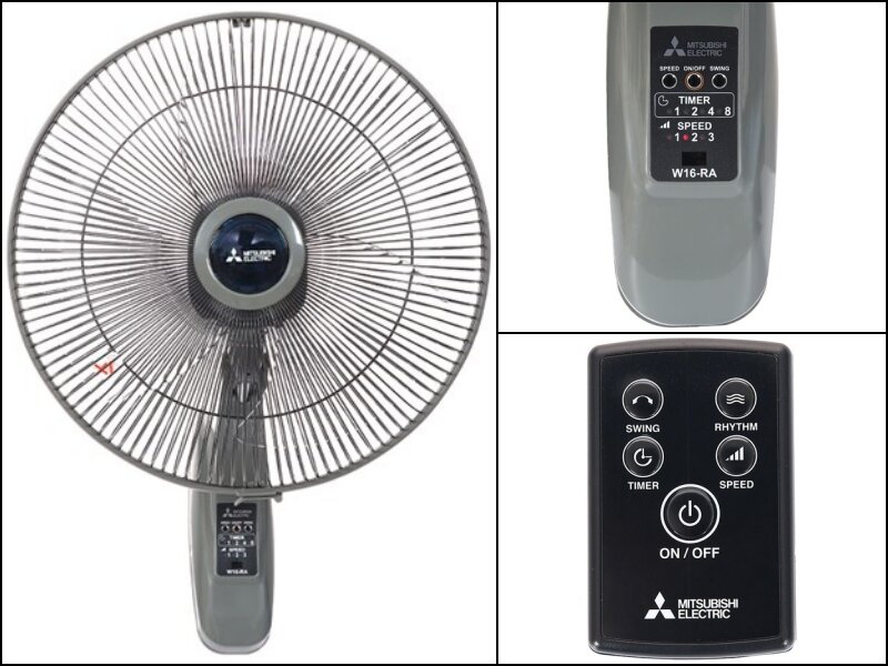 4 mẫu quạt treo tường điều khiển từ xa ‘sang, xịn’, đập tan nóng mùa hè 2025