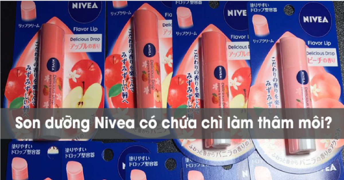 Son dưỡng Nivea có làm thâm môi không?