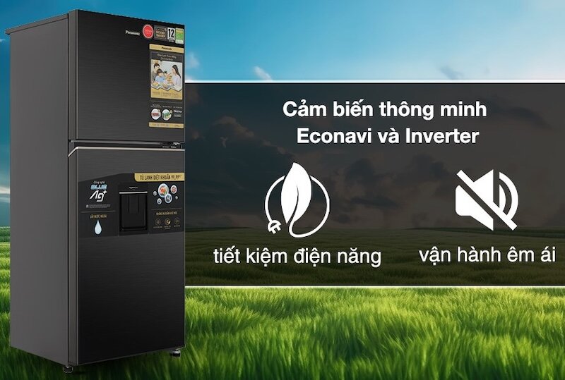 Đánh giá chi tiết tủ lạnh Panasonic Inverter 326 lít NR-TL351GVKV