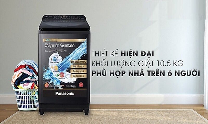 máy giặt Panasonic Inverter 10.5 kg NA-FD10XR1LV