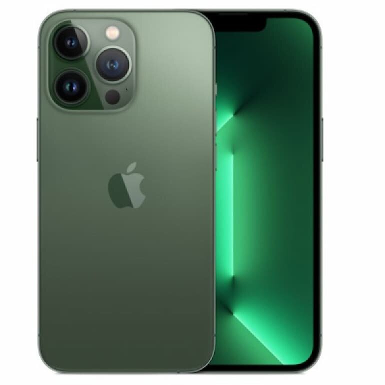 Điện thoại 13 Pro Max màu Alpine Green với thiết kế sang trọng, bắt mắt