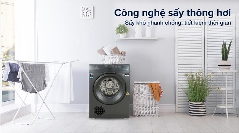 Máy sấy Electrolux 8.5kg EDV854N3SB