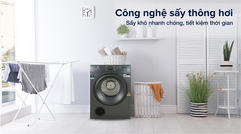 Máy sấy Electrolux 8.5kg EDV854N3SB 