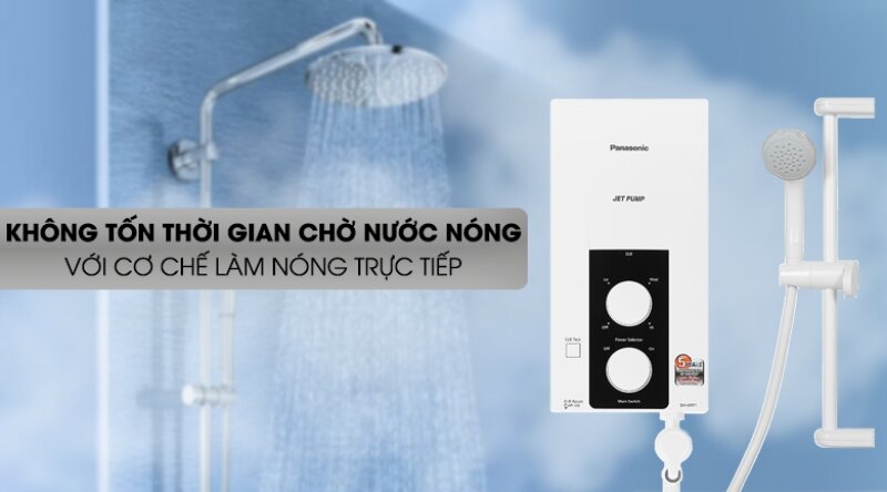 7 ưu điểm nổi bật của máy nước nóng trực tiếp Panasonic 4500W DH-4RP1VW