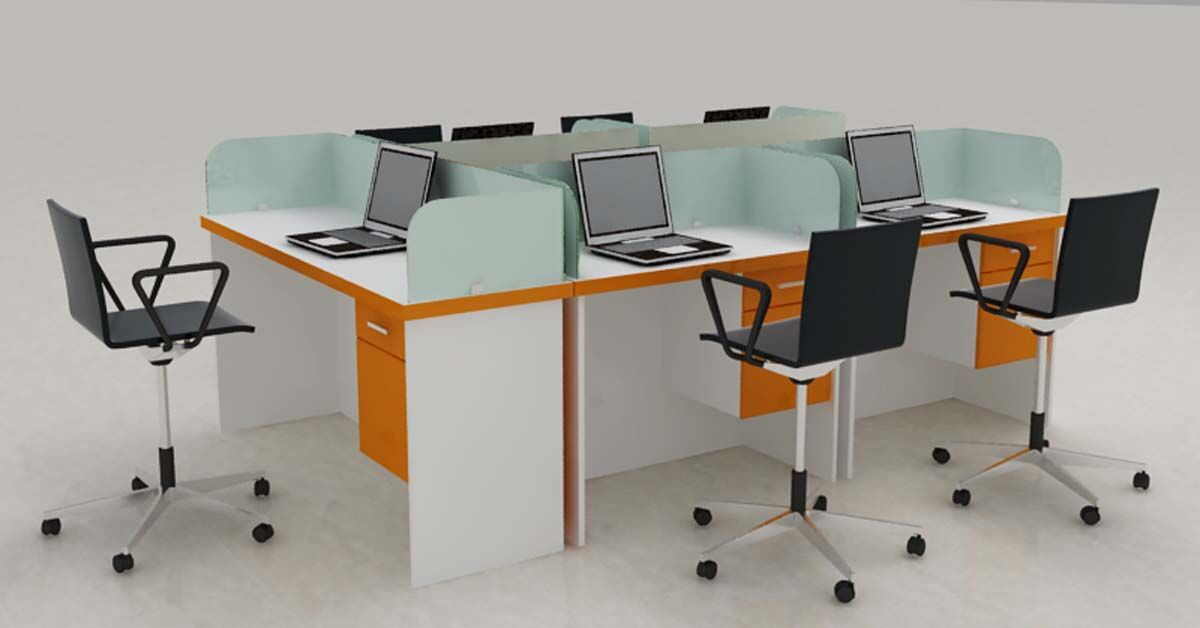 Vách ngăn bàn làm việc: lựa chọn thông minh để tối ưu hóa không gian văn phòng