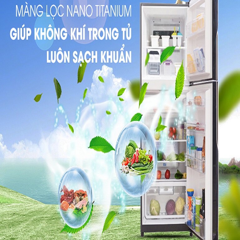 Tủ lạnh Hitachi R-VG440PGV3 (GBK) - 365L Inverter