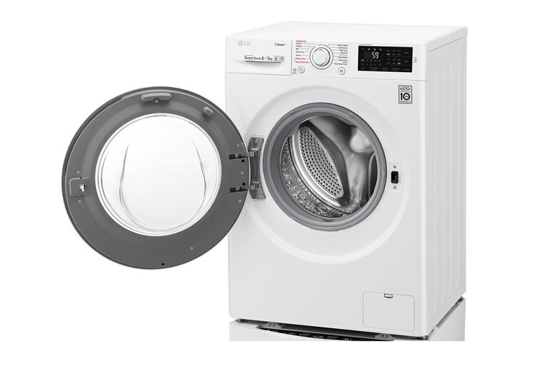 Máy giặt sấy LG Inverter 8 kg TWC1408D4W