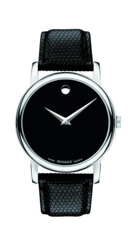 Đồng hồ nam Movado 2100002 Museum màu đen bằng thép không gỉ