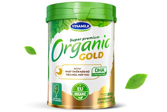 Sữa Vinamilk Organic Gold - Giá tham khảo: 655.000VNĐ/Hộp 850g