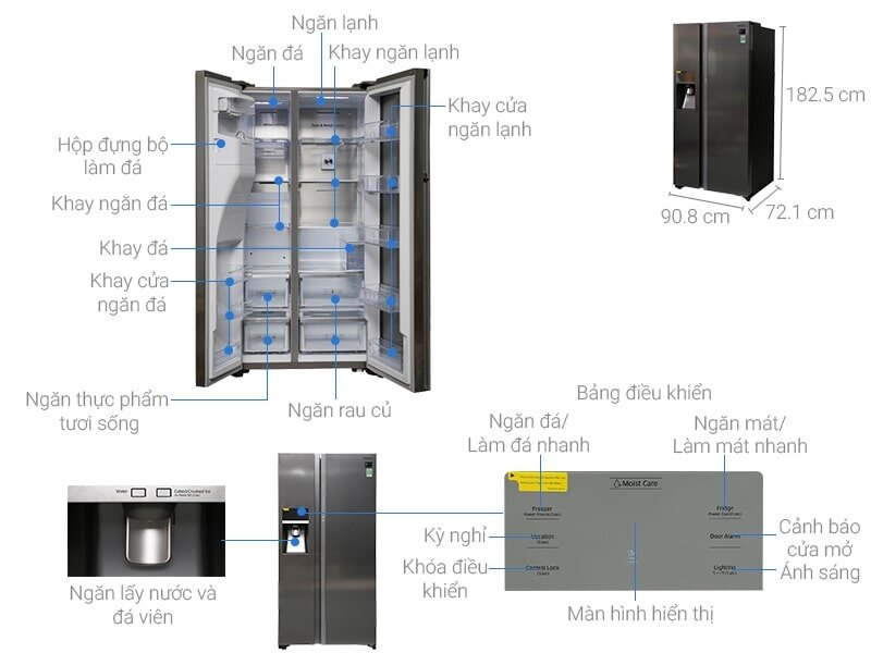 Tủ lạnh LG cũng nằm trong danh sách được nhiều khách hàng quan tâm