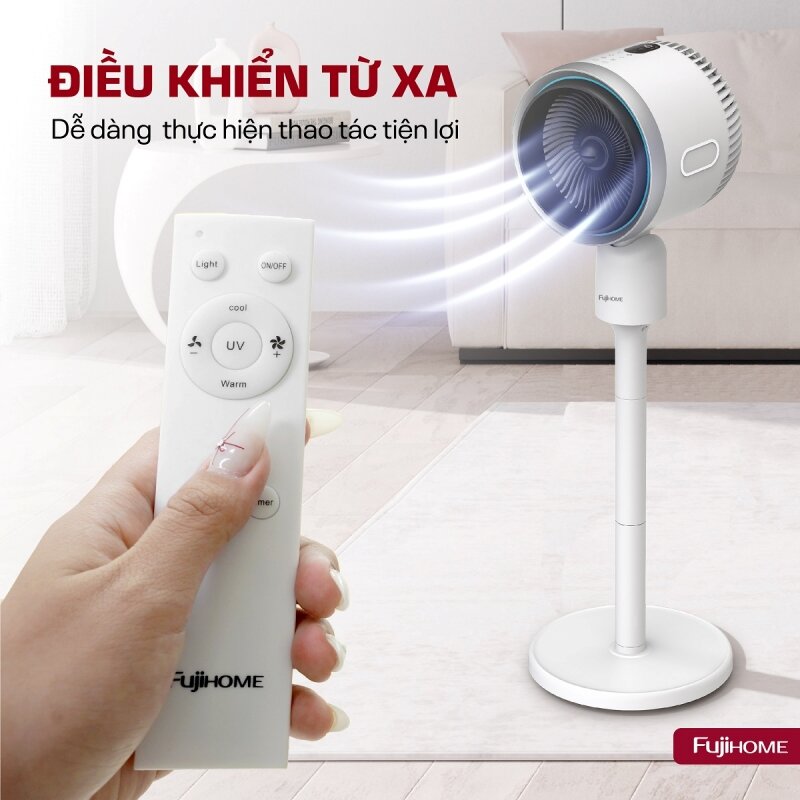 Quạt điều hòa đa năng Fujihome AC707: Mua một lần, sử dụng quanh năm