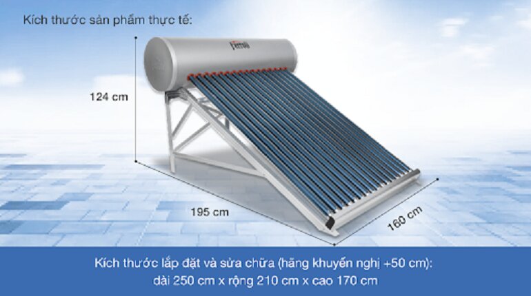 Top 3 máy nước nóng năng lượng mặt trời tốt cho nhà đông người?