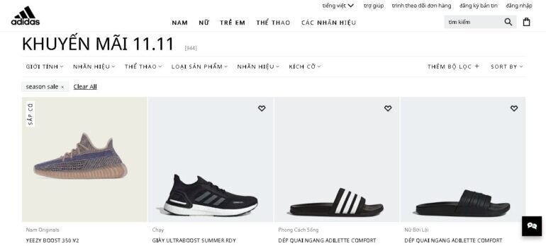 Mua giày Adidas chính hãng sale Black Friday 2020 ở đâu?
