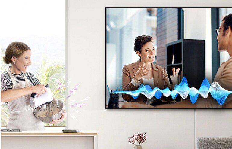 Âm thanh của tivi Samsung QLED 65 inch sống động, chân thật