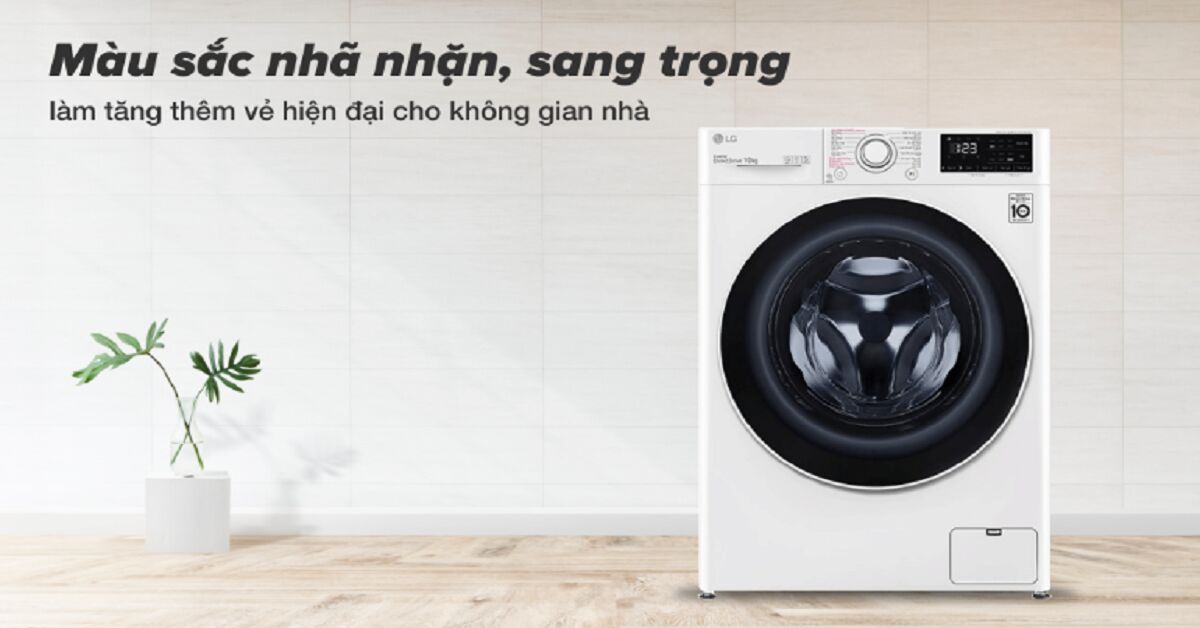 Vì sao máy giặt LG AI 10 kg FV1410S5W có giá cao nhưng được nhiều người tìm mua?