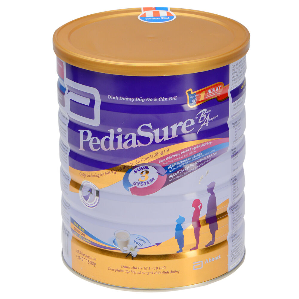 Vì sao nên chọn sữa bột Abbott Pediasure B/A cho bé biếng ăn?